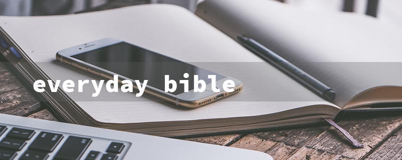 everyday bible（The Everyday Bible Title Words: Limit 15 Characters）