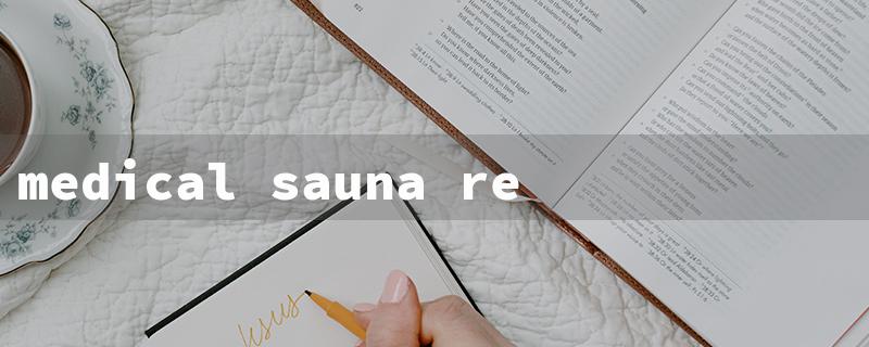 medical sauna review