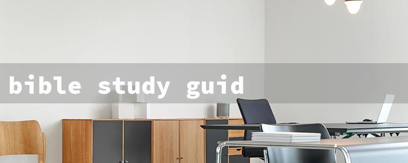 bible study guides by book