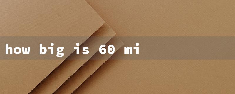 how big is 60 millimeters（Size of 60mm）