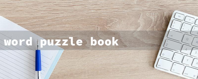 word puzzle book