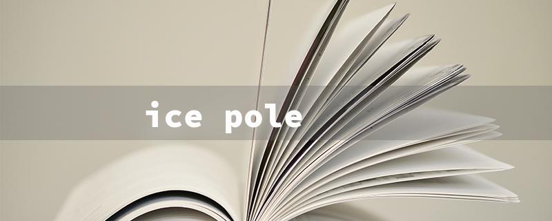 ice pole（Ice Pole Stand）