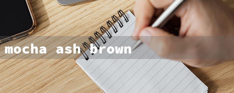 mocha ash brown hair color（Mocha Ash Brown Dye）