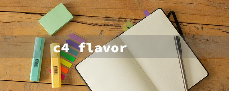 c4 flavor（C4 Can Flavors）