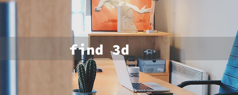 find 3d