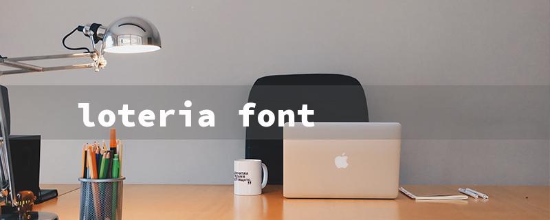 loteria font