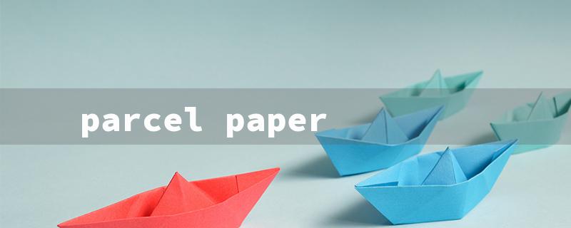 parcel paper（Parcel Roll Inquiry）