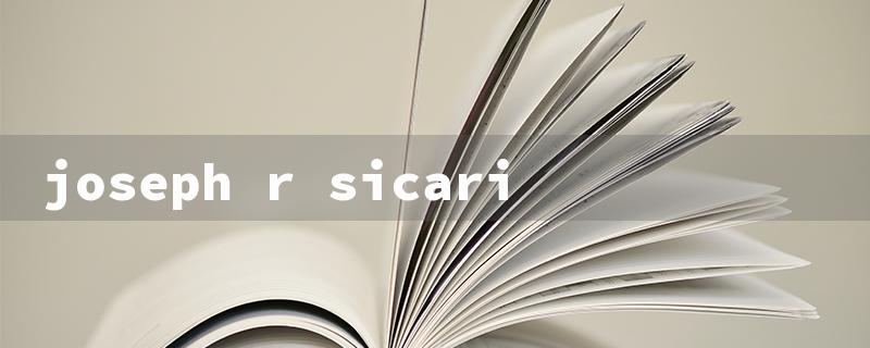 joseph r sicari（TV Shows with J.R. Sicari）