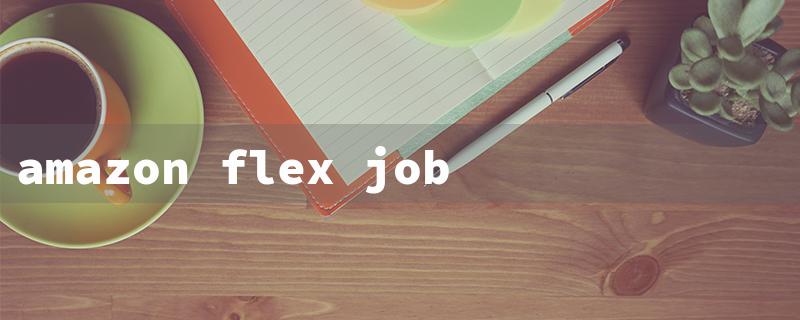 amazon flex job description