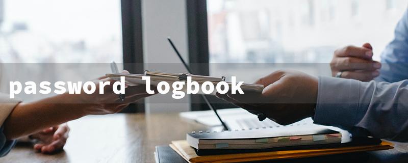 password logbook