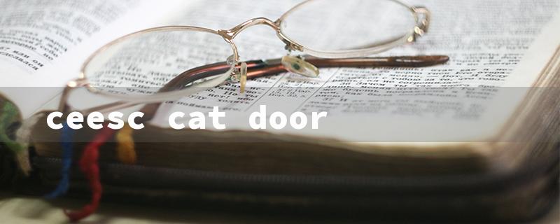 ceesc cat door（Cat Door Install）